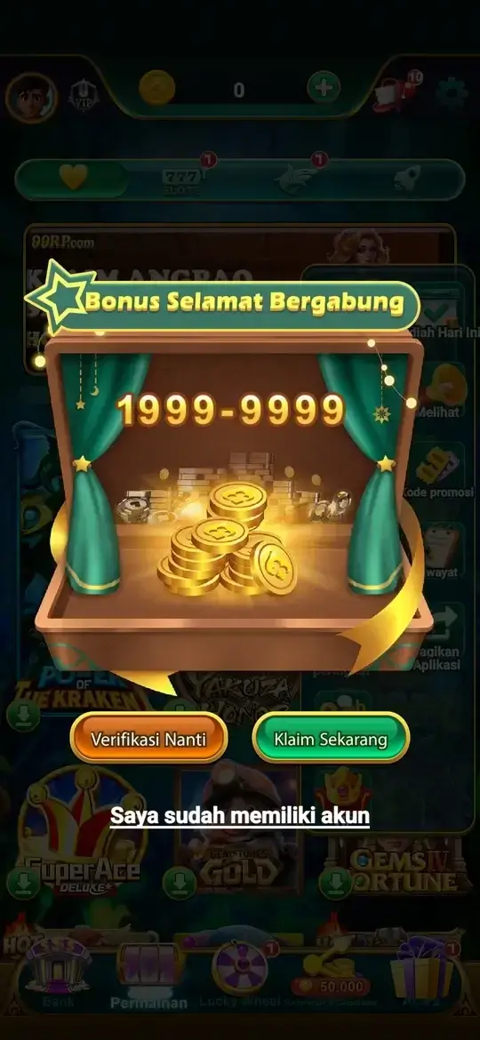 Bonus selamat bergabung